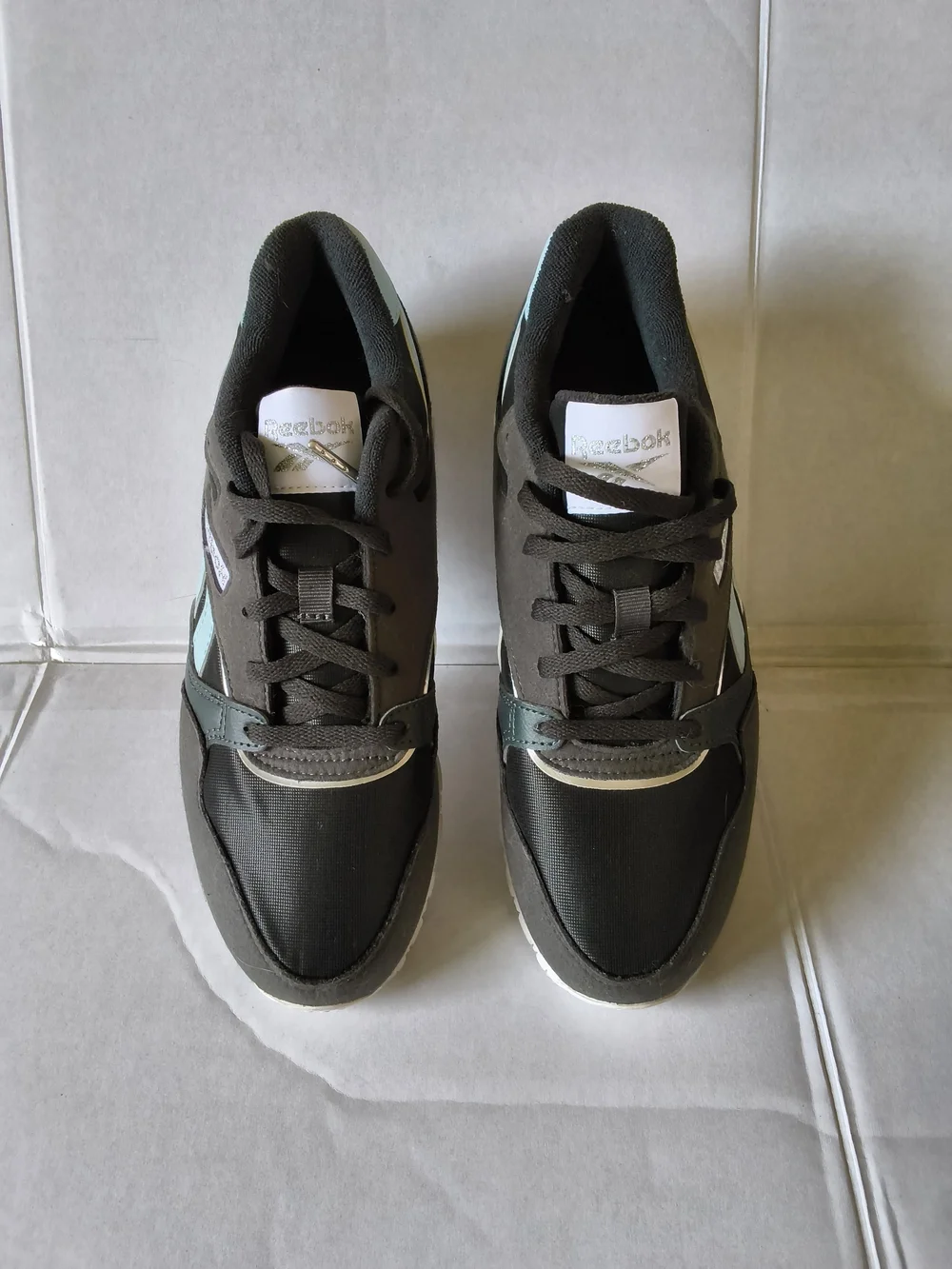 Reebok Ultra Flash Men Black Gray White Colorblock Lace-Up Low Top Size 7 1/2